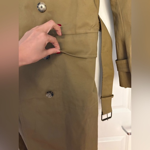 Banana Republic Timeless 100% Cotton Trench Coat – Size M - Picture 11 of 16